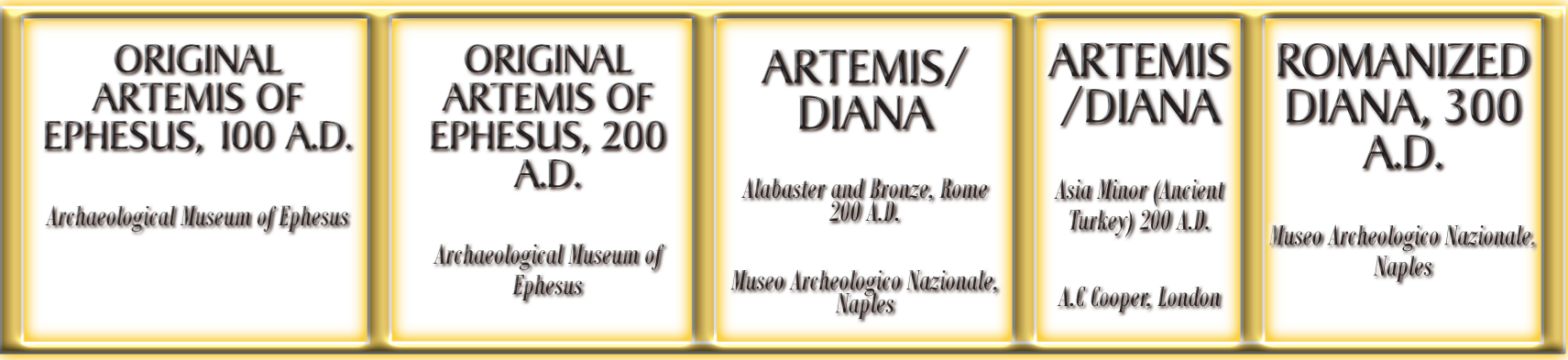 Stylized Photo with the words 'Artemis' on it, next to a Mami Wata Healers Society Temple of Mawu Logo.