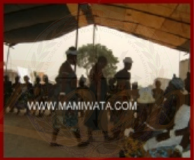Mama Zogbe in Ceremony. 