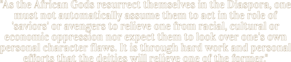 Quote from Papa Tossou Toyi.