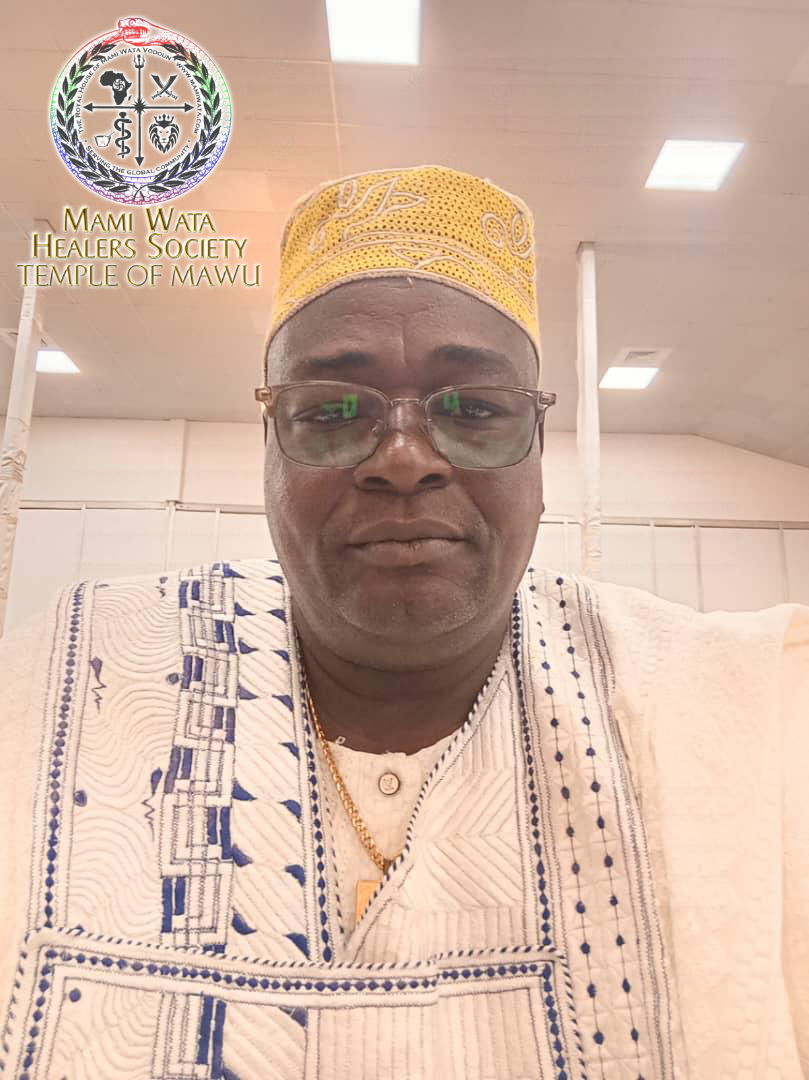 Oba Kabiessi Alex Kokou Negue, Chief of Ejiogbe, Togo, West Africa.