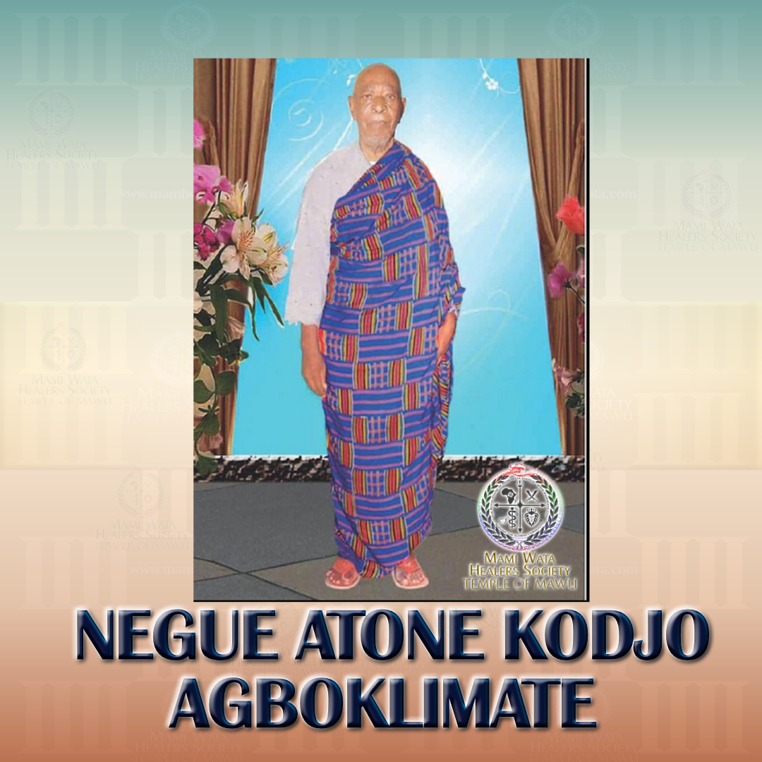NEGUE Atone Kodjo Agboklimate, Royal Father of of Oba Kabiessi Alex Kokou Negue and Chief Hounon Amengansie Mama Zodédé.